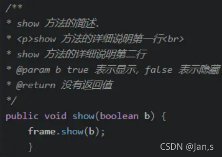 Java程序中Doc文檔注釋示例教程