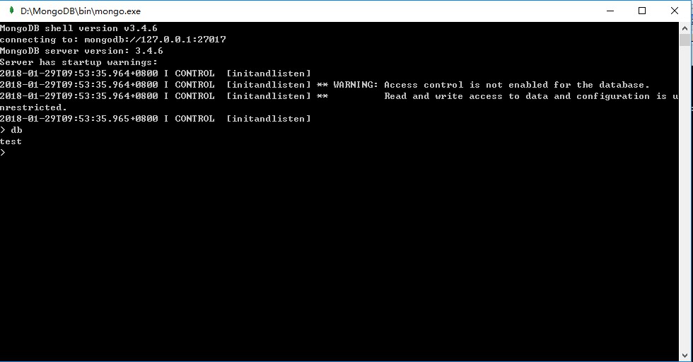 MongoDB連接和創建數據庫的方法講解