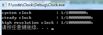 c++11 chrono全面解析(最高可達(dá)納秒級(jí)別的精度)