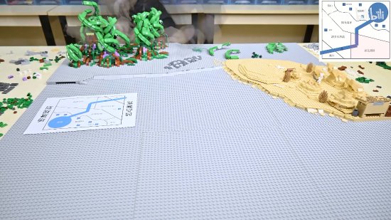 神還原 B站UP主用15000塊積木打造奇幻游戲世界