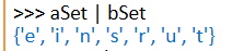 python 的集合類型詳解