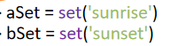 python 的集合類型詳解