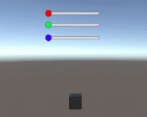 Unity通過UGUI的Slider調整物體顏色