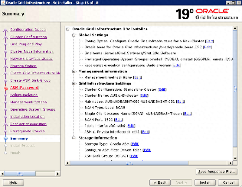 使用 ASM 和版本升級(jí)安裝 Oracle 19C RAC 的分步指南