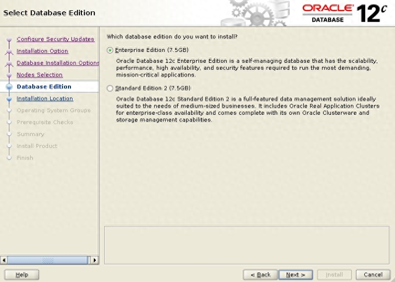 Oracle 12c Release 2 RAC 安裝 Oracle Linux 7