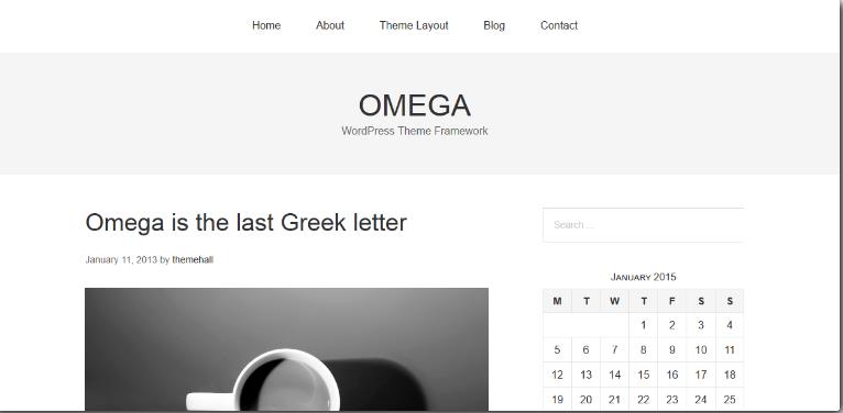 國外原創簡潔雙欄WordPress主題：Omega