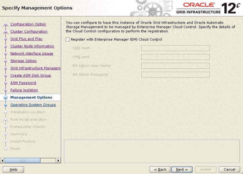 Oracle 12c Release 2 RAC 安裝 Oracle Linux 7