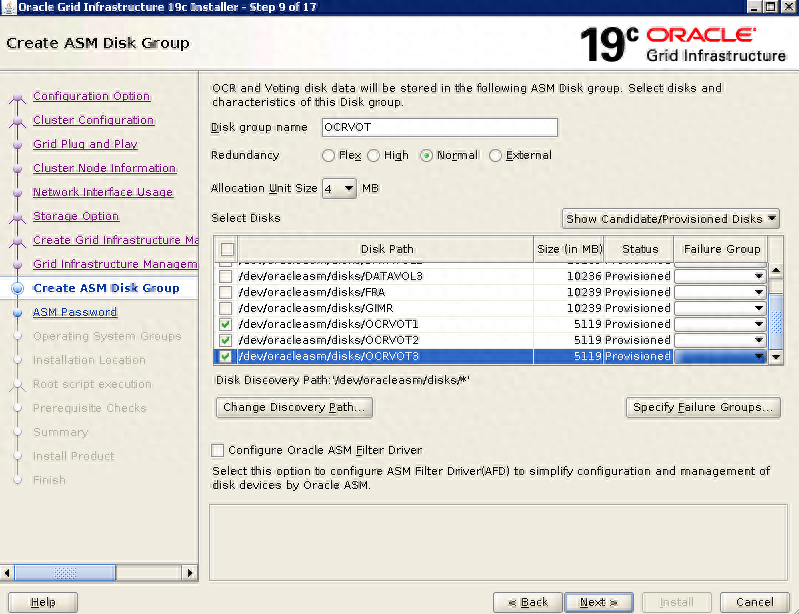 使用 ASM 和版本升級(jí)安裝 Oracle 19C RAC 的分步指南