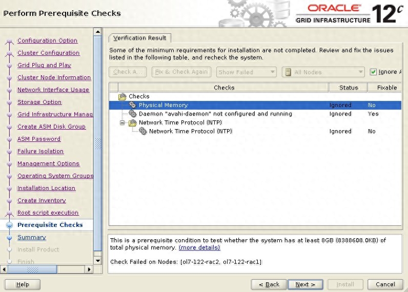 Oracle 12c Release 2 RAC 安裝 Oracle Linux 7